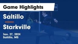 Saltillo  vs Starkville  Game Highlights - Jan. 27, 2024