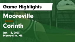 Mooreville  vs Corinth  Game Highlights - Jan. 13, 2023