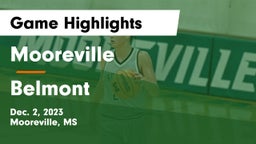 Mooreville  vs Belmont  Game Highlights - Dec. 2, 2023