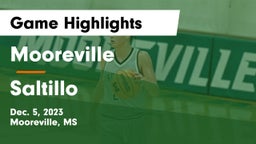 Mooreville  vs Saltillo  Game Highlights - Dec. 5, 2023