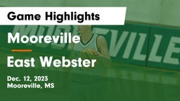 Mooreville  vs East Webster  Game Highlights - Dec. 12, 2023