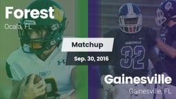 Matchup: Forest  vs. Gainesville  2016