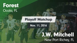 Matchup: Forest  vs. J.W. Mitchell  2016