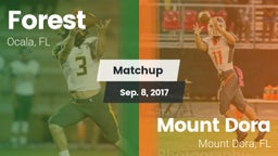Matchup: Forest  vs. Mount Dora  2017