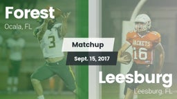 Matchup: Forest  vs. Leesburg  2017