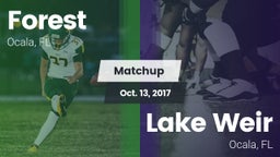 Matchup: Forest  vs. Lake Weir  2017