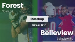 Matchup: Forest  vs. Belleview  2017
