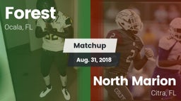 Matchup: Forest  vs. North Marion  2018