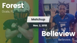 Matchup: Forest  vs. Belleview  2018