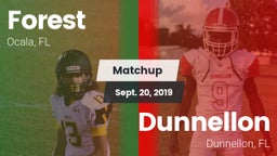 Matchup: Forest  vs. Dunnellon  2019