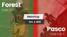 Matchup: Forest  vs. Pasco  2019