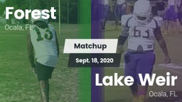 Matchup: Forest  vs. Lake Weir  2020