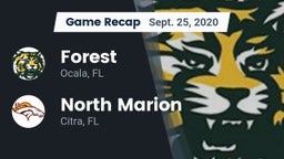 Recap: Forest  vs. North Marion  2020