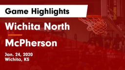 Wichita North  vs McPherson  Game Highlights - Jan. 24, 2020