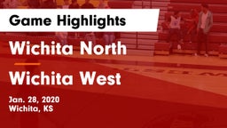 Wichita North  vs Wichita West  Game Highlights - Jan. 28, 2020