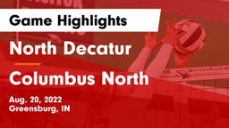 North Decatur  vs Columbus North  Game Highlights - Aug. 20, 2022