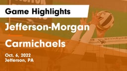 Jefferson-Morgan  vs Carmichaels  Game Highlights - Oct. 6, 2022