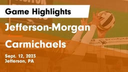Jefferson-Morgan  vs Carmichaels  Game Highlights - Sept. 12, 2023