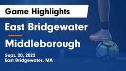 East Bridgewater  vs Middleborough  Game Highlights - Sept. 20, 2022