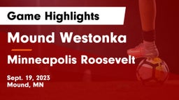 Mound Westonka  vs Minneapolis Roosevelt  Game Highlights - Sept. 19, 2023