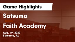 Satsuma  vs Faith Academy  Game Highlights - Aug. 19, 2022