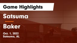 Satsuma  vs Baker  Game Highlights - Oct. 1, 2022