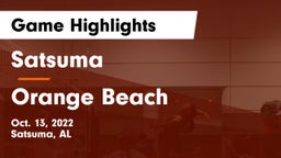 Satsuma  vs Orange Beach  Game Highlights - Oct. 13, 2022
