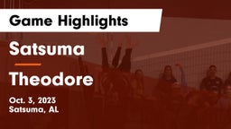 Satsuma  vs Theodore  Game Highlights - Oct. 3, 2023