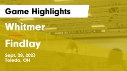 Whitmer  vs Findlay  Game Highlights - Sept. 28, 2023