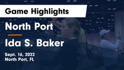 North Port  vs Ida S. Baker  Game Highlights - Sept. 16, 2022