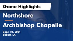 Northshore  vs Archbishop Chapelle  Game Highlights - Sept. 24, 2021