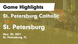 St. Petersburg Catholic  vs St. Petersburg  Game Highlights - Nov. 30, 2021