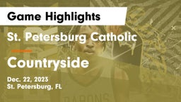 St. Petersburg Catholic  vs Countryside  Game Highlights - Dec. 22, 2023