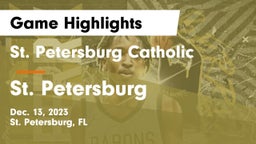 St. Petersburg Catholic  vs St. Petersburg  Game Highlights - Dec. 13, 2023
