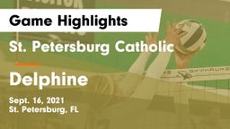 St. Petersburg Catholic  vs Delphine Game Highlights - Sept. 16, 2021