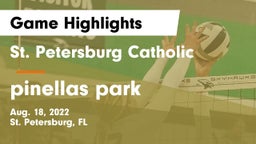 St. Petersburg Catholic  vs pinellas park Game Highlights - Aug. 18, 2022