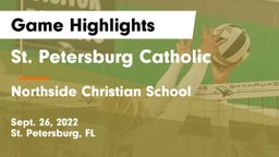 St. Petersburg Catholic  vs Northside Christian School Game Highlights - Sept. 26, 2022