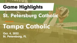 St. Petersburg Catholic  vs Tampa Catholic Game Highlights - Oct. 4, 2022