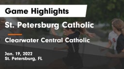 St. Petersburg Catholic  vs Clearwater Central Catholic  Game Highlights - Jan. 19, 2022