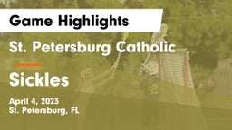 St. Petersburg Catholic  vs Sickles  Game Highlights - April 4, 2023