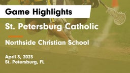 St. Petersburg Catholic  vs Northside Christian School Game Highlights - April 3, 2023