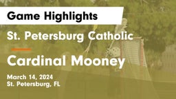 St. Petersburg Catholic  vs Cardinal Mooney  Game Highlights - March 14, 2024