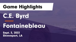 C.E. Byrd  vs Fontainebleau  Game Highlights - Sept. 3, 2022