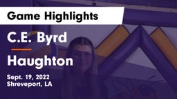 C.E. Byrd  vs Haughton Game Highlights - Sept. 19, 2022