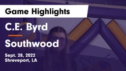 C.E. Byrd  vs Southwood Game Highlights - Sept. 28, 2022