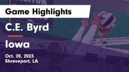 C.E. Byrd  vs Iowa  Game Highlights - Oct. 20, 2023