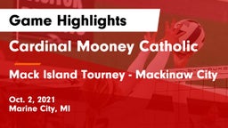 Cardinal Mooney Catholic  vs Mack Island Tourney - Mackinaw City Game Highlights - Oct. 2, 2021