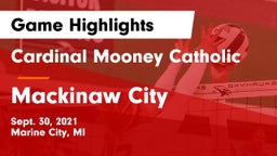 Cardinal Mooney Catholic  vs Mackinaw City Game Highlights - Sept. 30, 2021