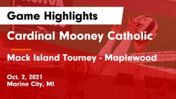 Cardinal Mooney Catholic  vs Mack Island Tourney - Maplewood Game Highlights - Oct. 2, 2021