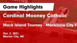 Cardinal Mooney Catholic  vs Mack Island Tourney - Mackinaw City Final Game Highlights - Oct. 2, 2021